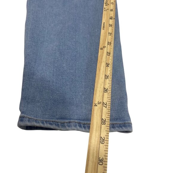 NWT Wax Mom Jeans Collection Womens 16 Light Blue High-Waisted Skinny Stretch - Picture 15 of 16